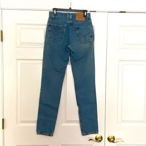 Vintage Levi 512 Denim Blue Jeans